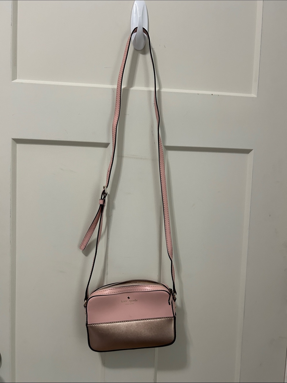 kate spade Two-Tone Pink and Rose Gold Crossbody